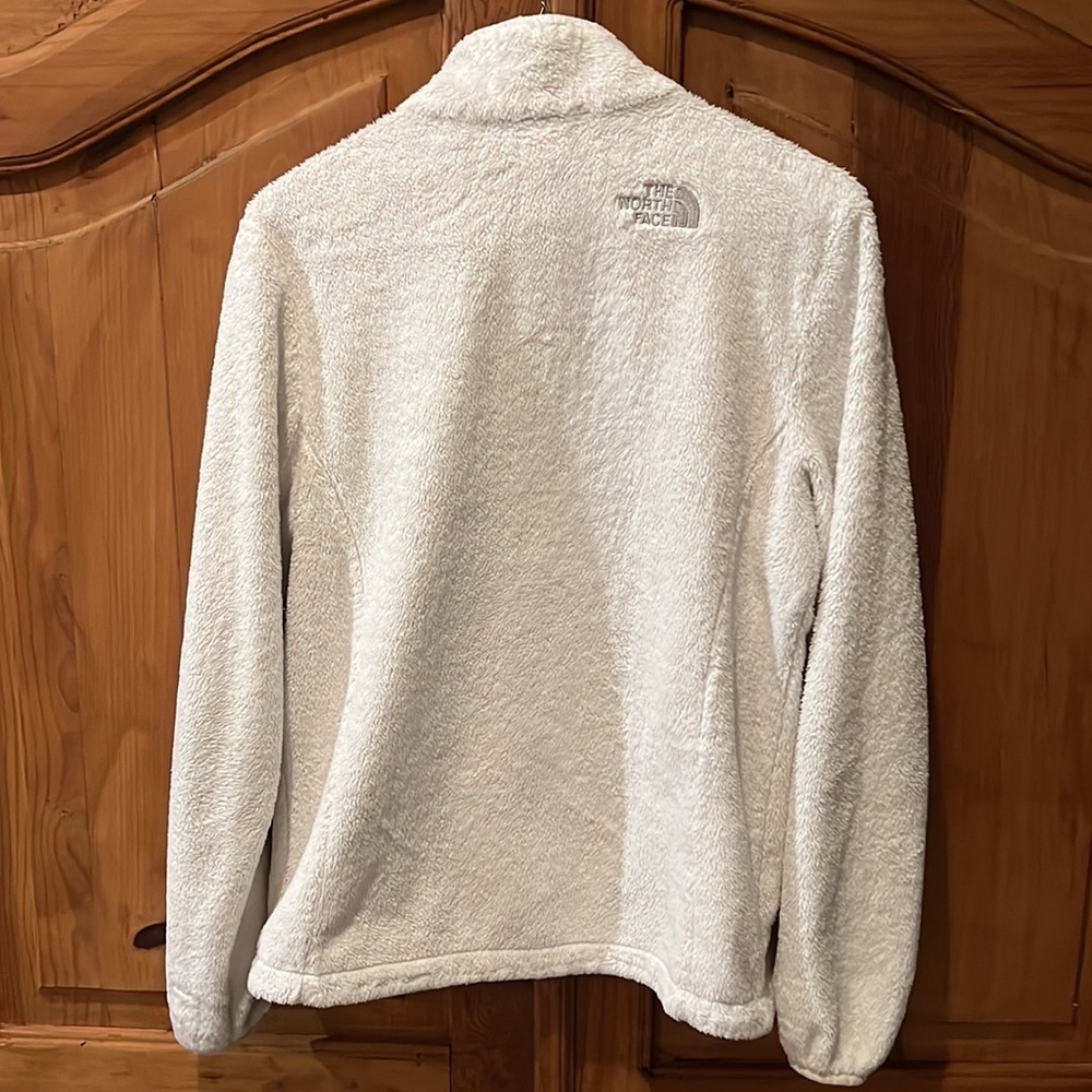 The North Face Jacket Women’s,Sz:SM/P White Osito Fleece Full Zip Pockets Casual - Picture 2 of 10